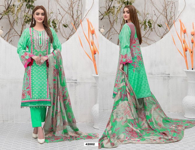 Razia Sultan Vol 42 By Apana Cotton Pakistani Salwar Suits Catalog